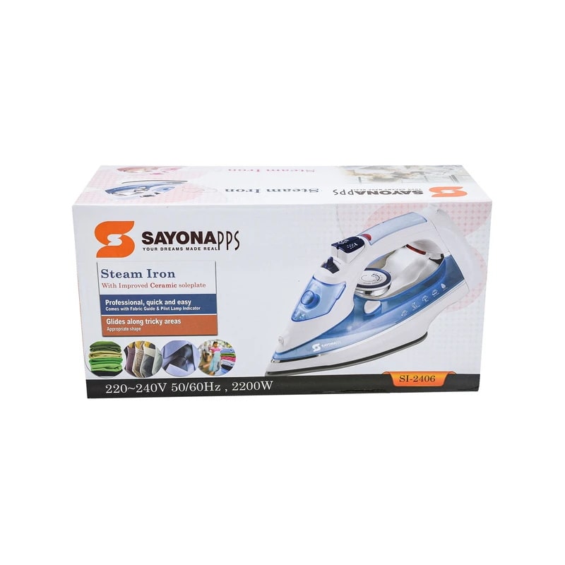 اتو بخار سایونا مدل SI-2406 اتو بخار سایونا مدل SI-2406